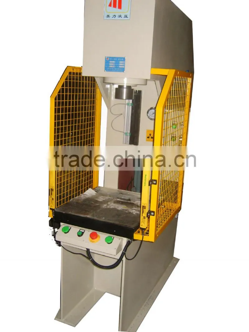 Meili Y41-10T c-type cheap heat press machine with hydraulic system high quality low price
