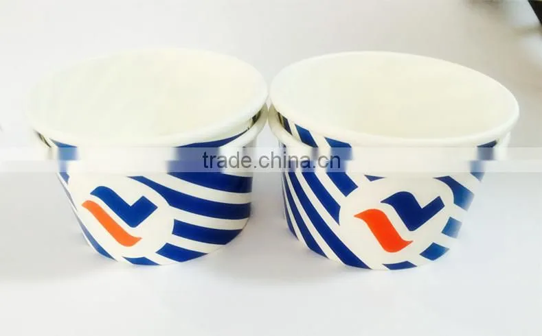 tasting ice cream paper cup to promote beverage in market