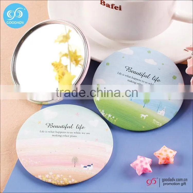 Best promotional gift - tinplate mirror keychain
