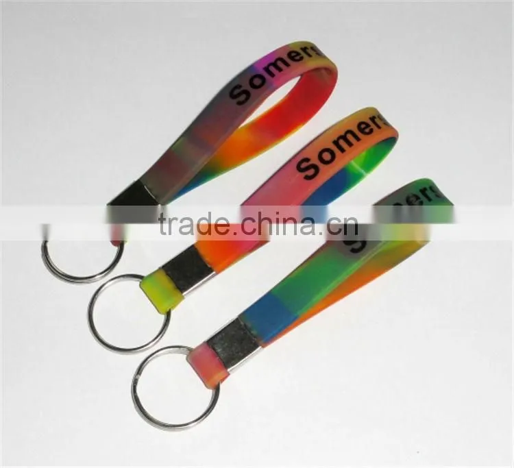 Hot selling cheap silicone Keychain & Rubber Keychain