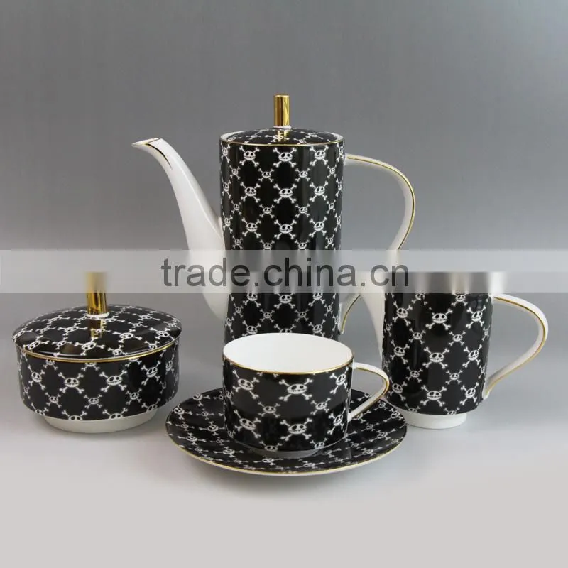 china supplier moka pot, ceramic moka pot new design, white ceramic coffee moka pot