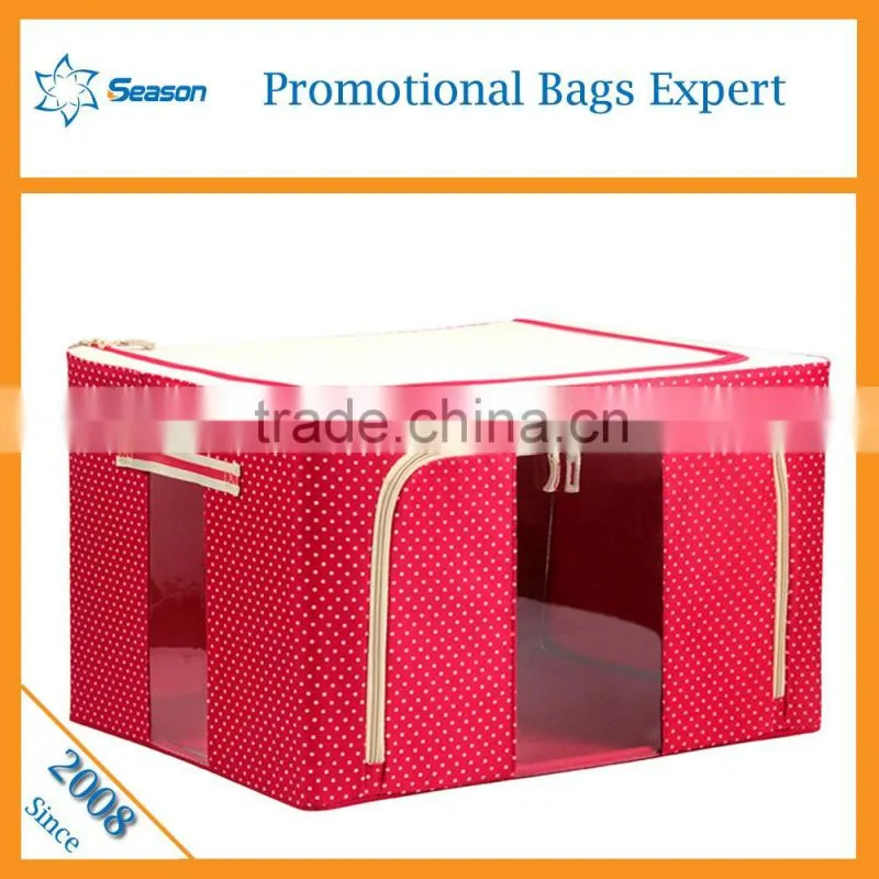 zipper fabric storage boxes fancy storage boxes foldable fabric storage box