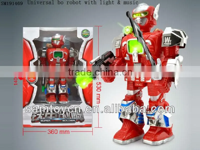 Universal b/o robot toy,battery operated robot