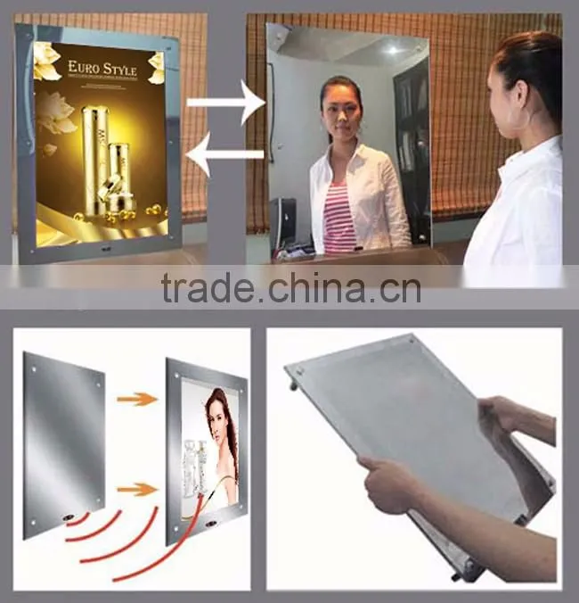US Stock-6 pcs A2 Size LED Lighting Acrylic Magic Mirror Light Box