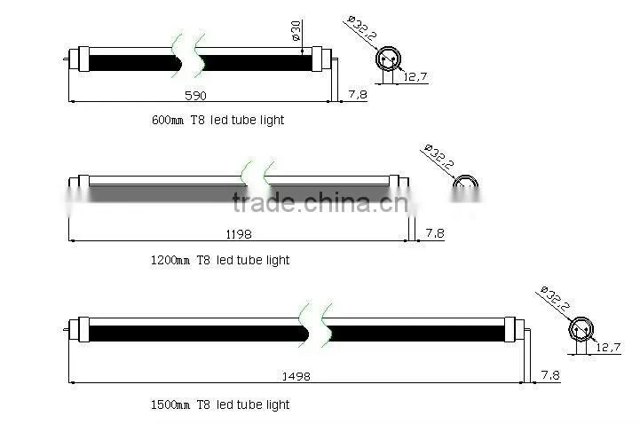 led heels tube light decorative tube light