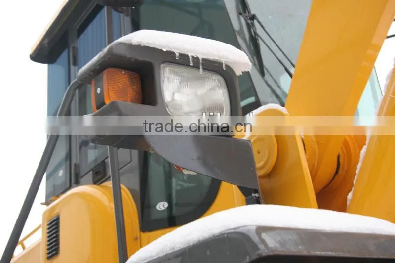 wheel loader zl50 with CUMMINS/Cater6121 engine ZF-gearbox joystick pilot air conditoner for exporting
