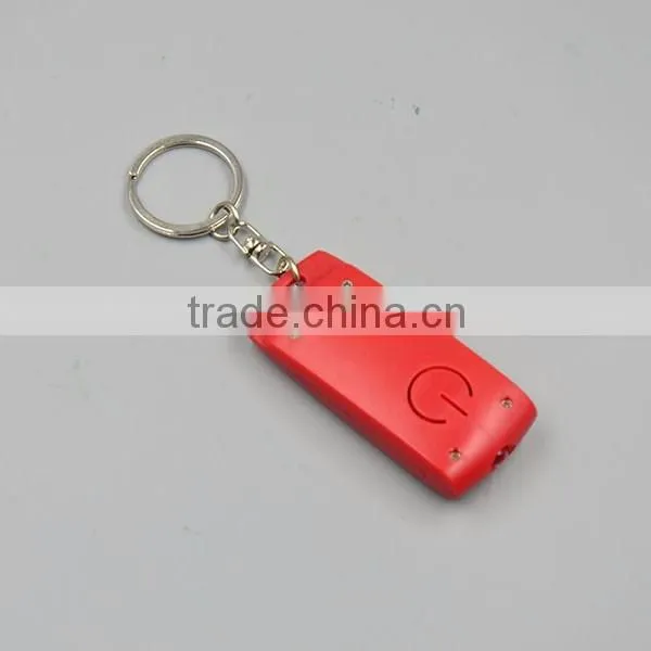 2016 Hot Sale Promotional LED Keyring Plastic