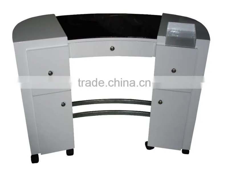 LNE-032 Manicure Table, Nail Desk,Nail Table nail salon manicure table with polish holder cabinet