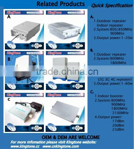 Repeater GSM850,Mobile Signal Booster,Cell phone Signal Amplifier