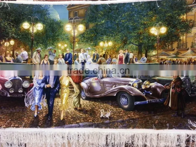 tapestry handmade silk tapestry lady and gentleman handmade tapestry