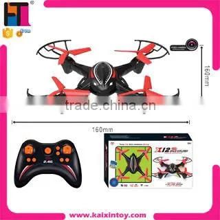 2.4G 4 channel remote control drone with gyroscope with camera