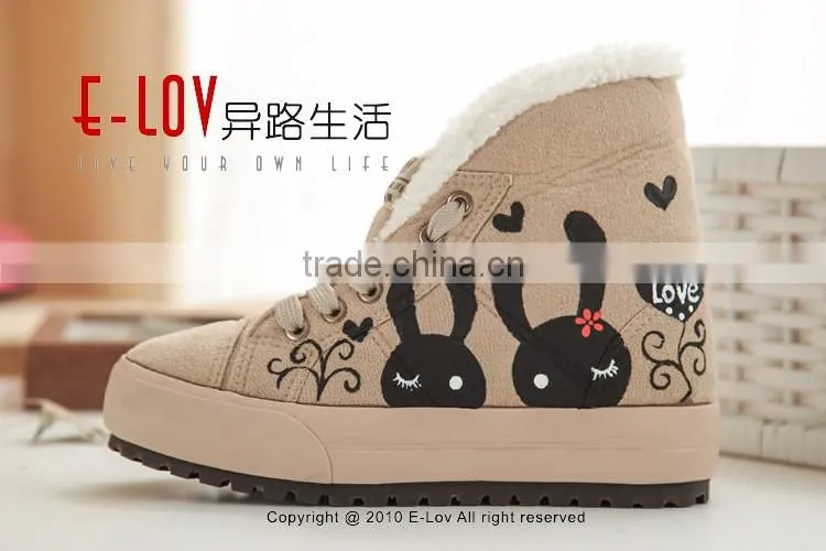 Hot sales high quality and cheap ladies winter shoes