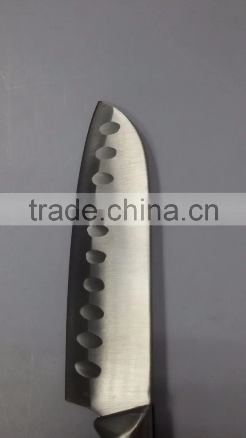 6 pcs of kitchen knife set/hollow handle knife/stainless steel knife