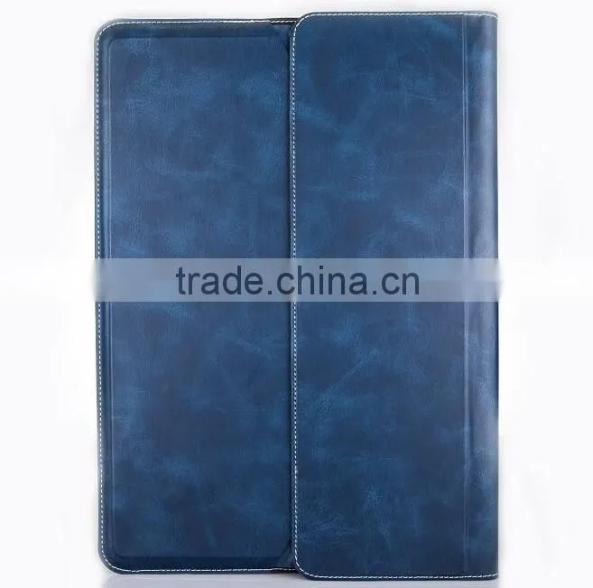 Flexible synthetic PU leather case for ipad, synthetic leather case