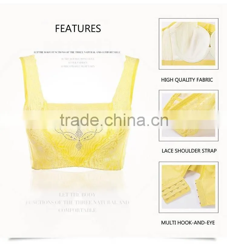 Rhinestone Decorated Full Coverage Thin Boob Tube Top Bras Women Luxury Lace Underwear Push up Cup C 34 36 38 40 Brassiere