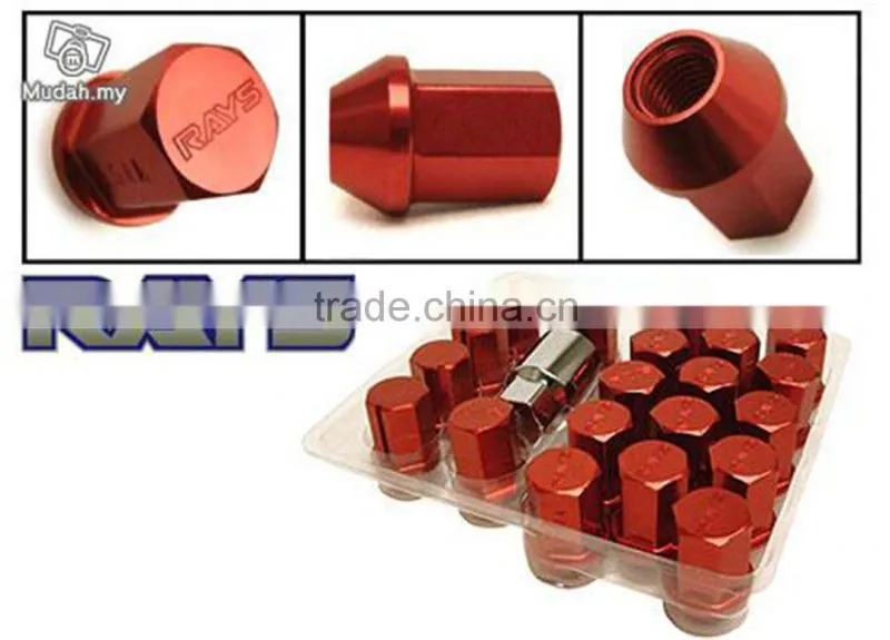 M12x1.5/ M12*1.25 chrome universal wheel nut - JBR130