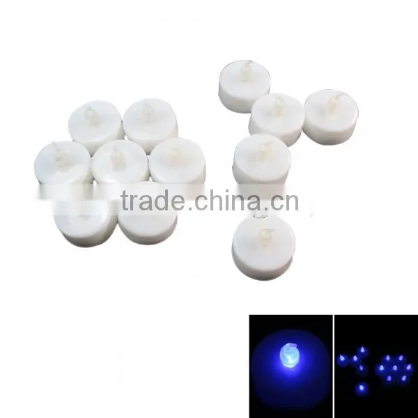 Wholesale Flameless Candles Flickering LED Tea Lights Blue