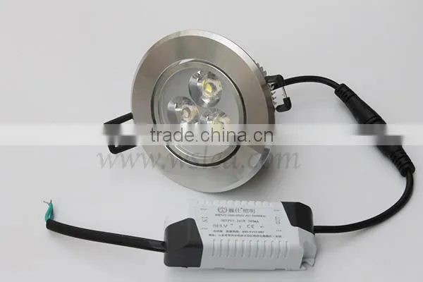 3W LED Lighting LED Ceiling Lights 2014 New Products CE C-TICK RoHS Approved