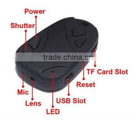 720*480 808 Car Keys Micro Camera