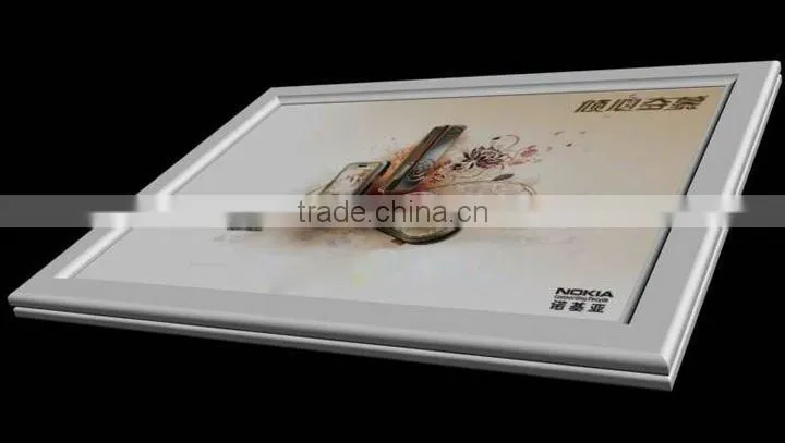 LED strips ultrathin light box, cinema light box, snap open light box