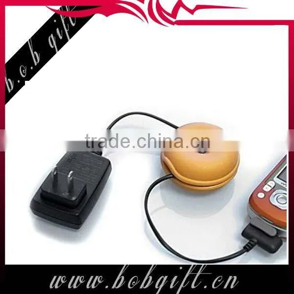 Hot selling silicone ear turtles cable winder / headphones cable winder