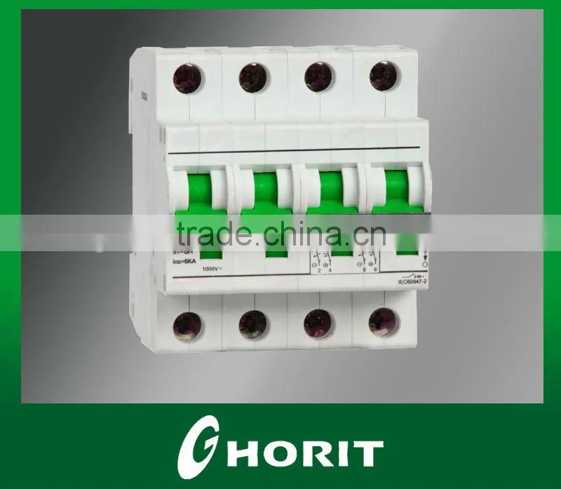 CE 1000V Moulded Case Circuit breaker 4P 630A DC MCCB