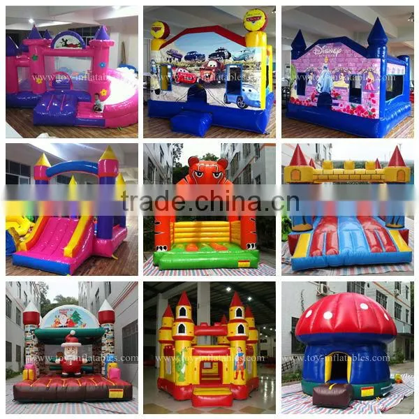Hottest cheap inflatable jumping castle with slide