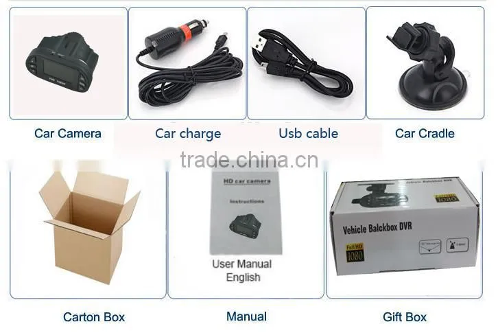 Mini 1.5inch TFT hd dvr car/car dvr camera/hd mini camera recorder