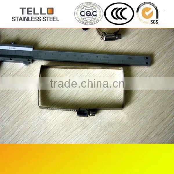 customized square hose clamp