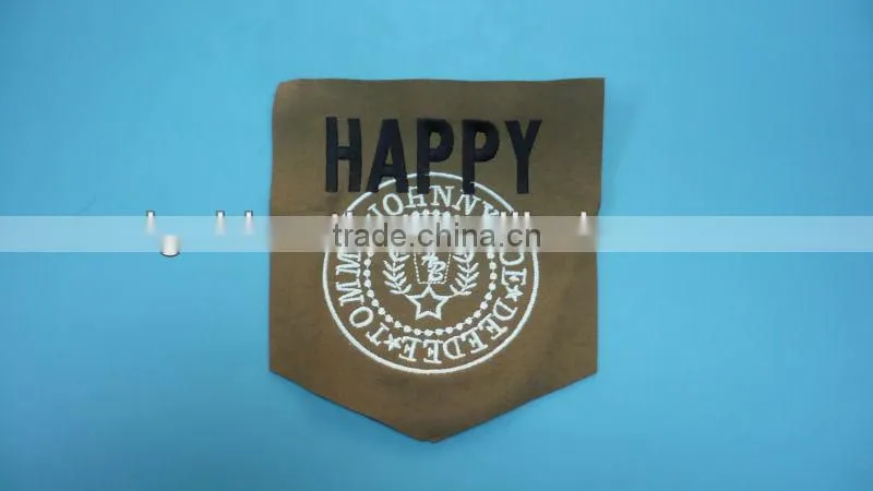 Micro fiber leather labels