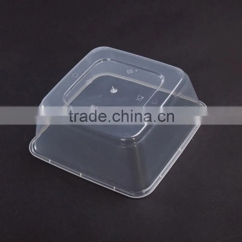 SM6-3104 750ml Plastic Food box Outdoor picnic food storage container PP Tableware lunch box