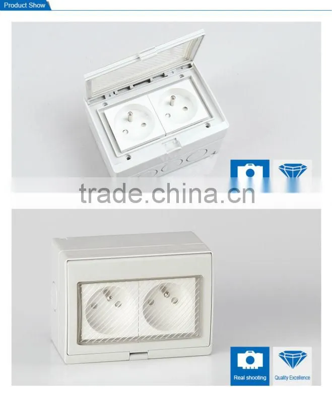 IP55 16A Outdoor WaterProof Wall Socket SP-2FR