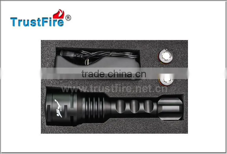 Trustfire DF003 CREE diving light hot wholesale Led Flashlight(2*26650),3000lumens diving torches to 100M waterproof flashlights