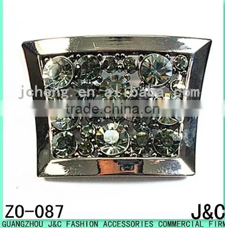 rectangle shaped alloy rhinestone lady shoes accessory