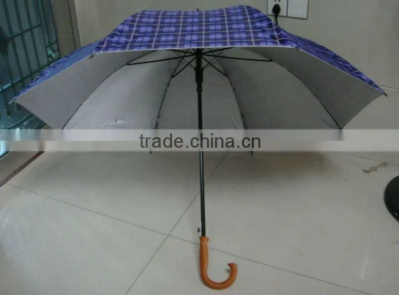 G32K promotional UV check purple golf umbrella
