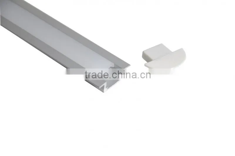 Popular Recessed Stainless Stell Brackets Led Strip Aluminium profile