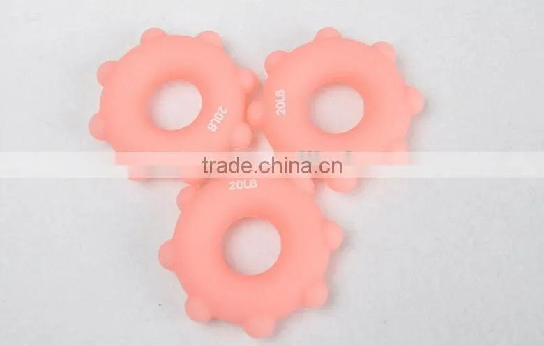 Newest Wholesale High Quality Exercise Equipment Colorful Eco-friendly Silicone Massage Gripping Ring
