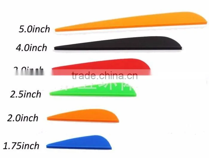 Best Selling Plastic Arrow Vanes Archery Hunting Arrow Fletching Vanes