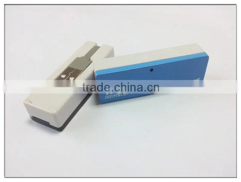 bulk cheap oem logo 4 slots card reader writer(OS-CR106)
