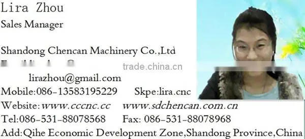 cylinder engraving cnc router with rotary axis with model CC-K5024