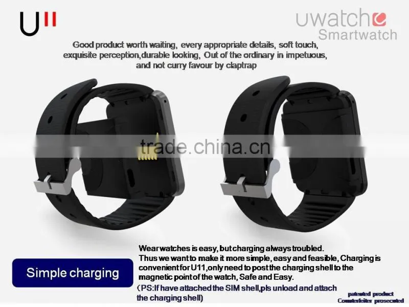 Fashion Smart Watch U11,Support Sim Card,Bluetooth 4.0 Smart Clock,Support GSM Call,Bluetooth Communication
