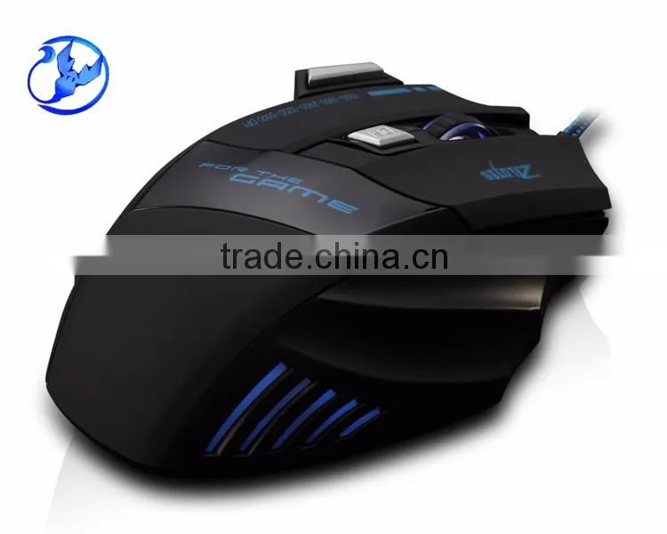 Zelotes 5500 DPI 7 Button LED Optical USB Wired Gaming Mouse for Pro Gamer