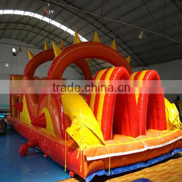 2016 Funny inflatable obstacle course for kids/sports obstacle games system