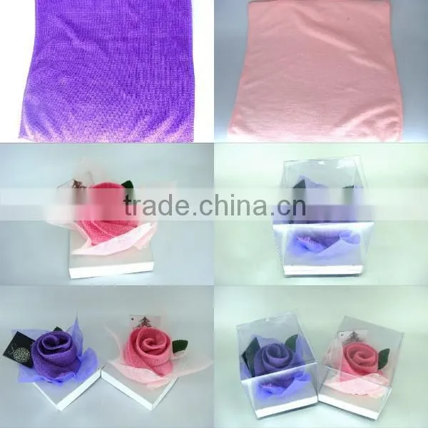 compressed hand towel by Doven Garments