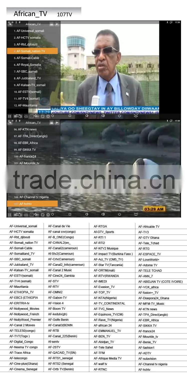 Adult tv channels android 4 4k2k output android iptv set top box