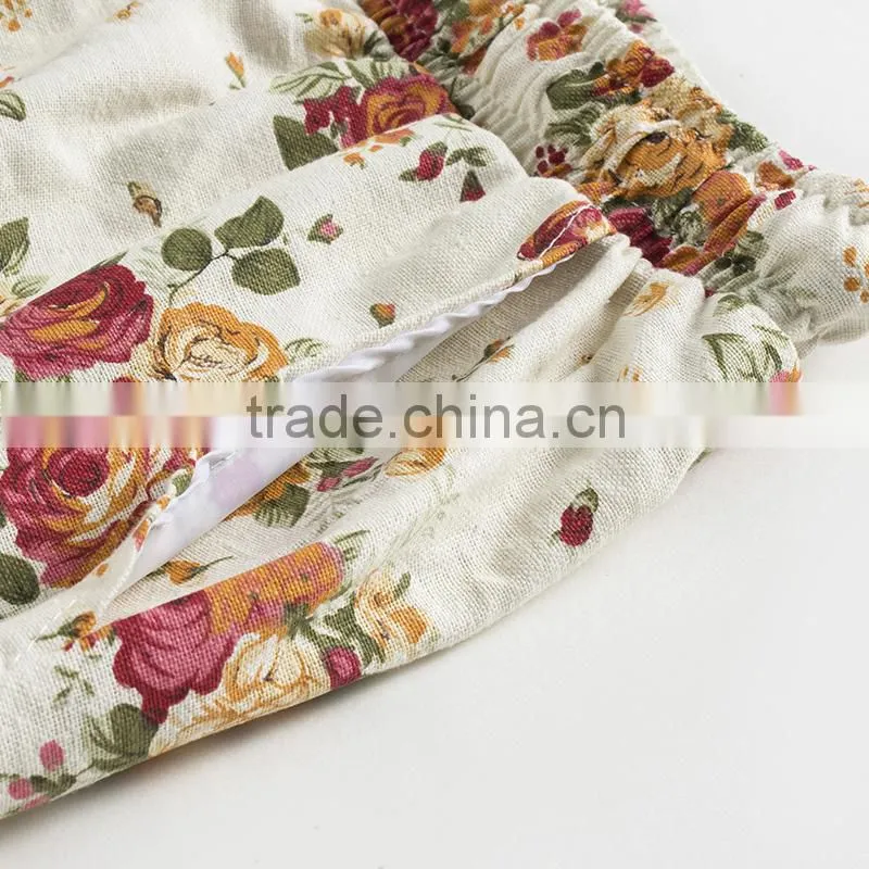 BLEND Mens FLORAL LINEN STRAIGHT FIT DRESS SHORTS