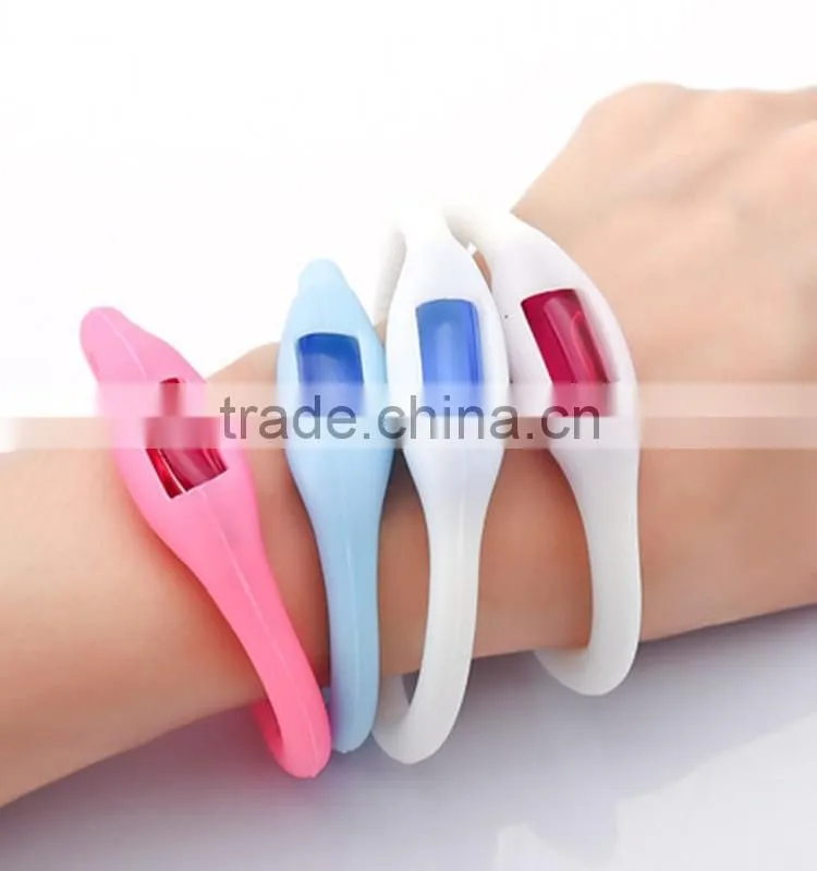 Eco-friendly refillable waterproof disposable anti-mosquito wristband promotional