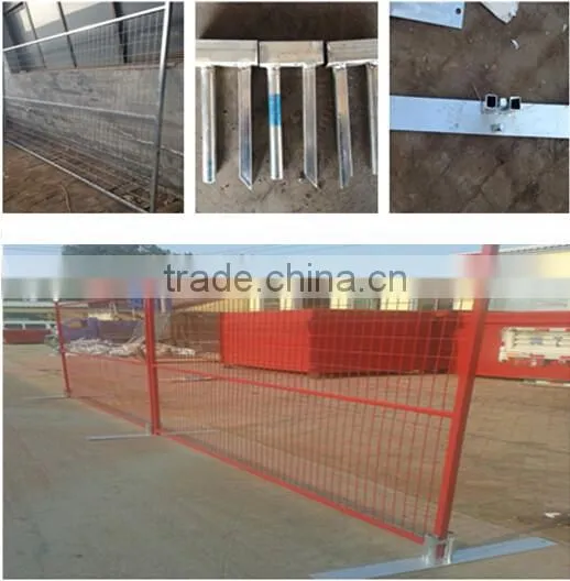 8ft x 12ft temporary fence,rubber coated canada temporary fencing (direct factory selling)