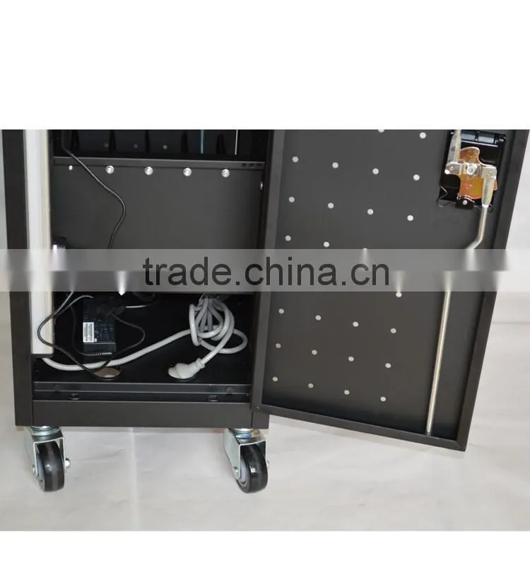 laptop & tablet storage and charging trolley UL approved