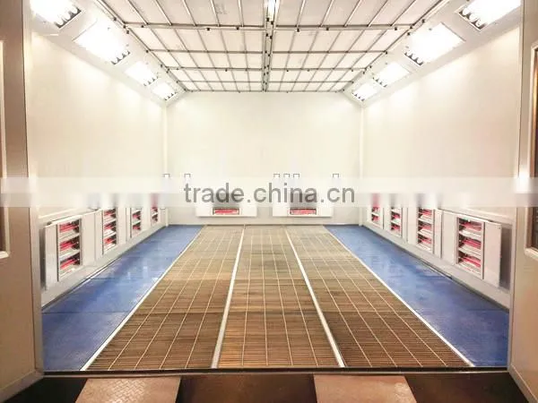 used auto paint booth with basement(electric heating type)